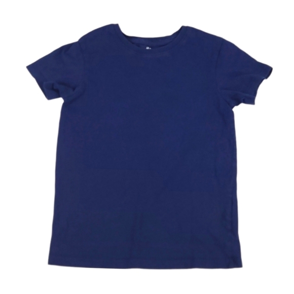 Blue Crew Neck Basic T-Shirt, Size S - Picture 4 of 4